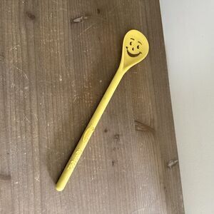 Vintage Kool-Aid Smiley Face Splenda Stirring Spoon Yellow